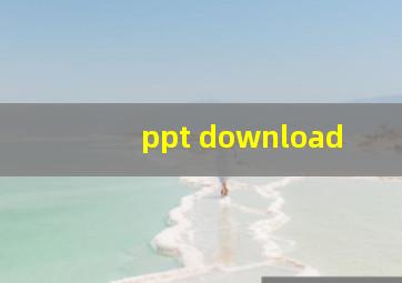 ppt download